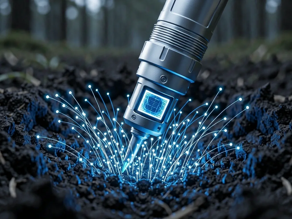 Soil crystal monitoring technology